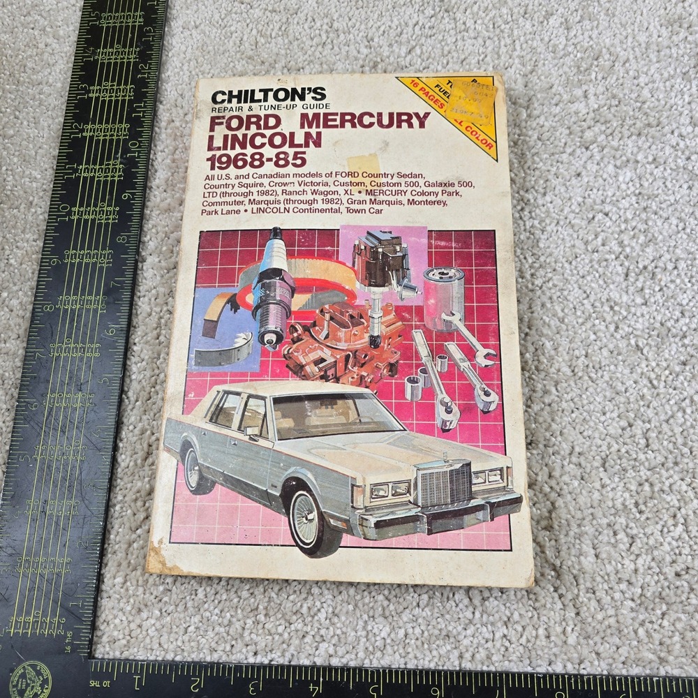 Chilton Repair Guide Ford Mercury Lincoln 1968-85 Manual 6842‎